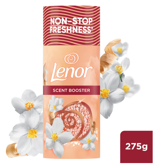 Lenor In-Wash Scent Booster Beads Jasmine & White Cedar 275g